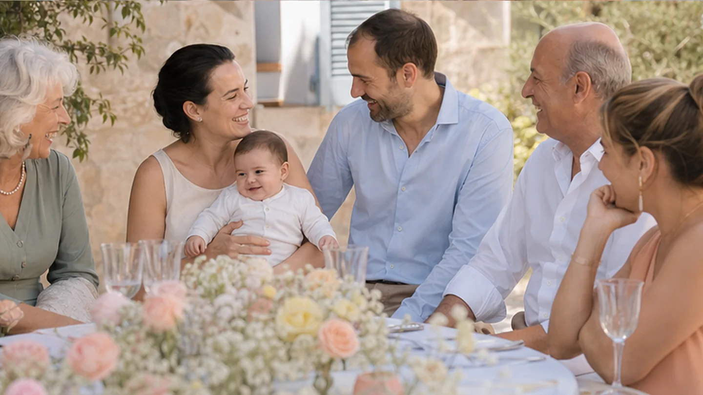 Guests capture a warm family celebration